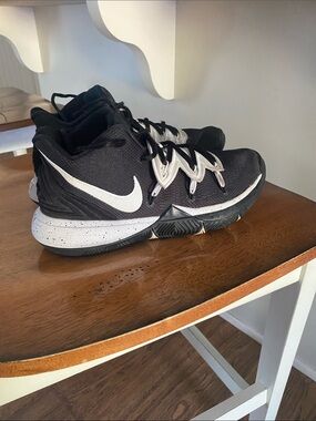 Nike Black and White High-Top Basketball Sneakers